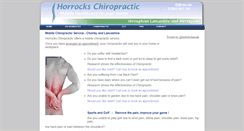 Desktop Screenshot of horrockschiropractic.com